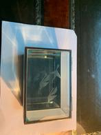 Facet geslepen glazen kistje LBH 15x9,5x7, Antiek en Kunst, Ophalen of Verzenden