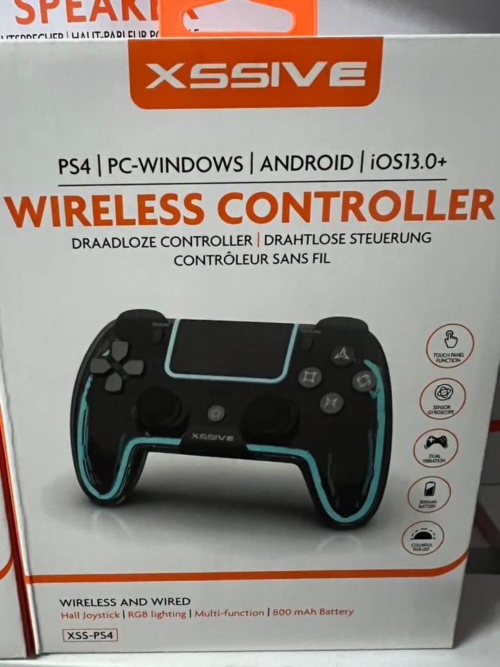 Nieuwe XSSIVE draadloze controller, compatibel met PS4,, Spelcomputers en Games, Spelcomputers | Sony PlayStation Consoles | Accessoires