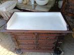 Badkamermeubel wastafel marmer vintage ladenkast dressoir co, 100 tot 150 cm, Ophalen of Verzenden, Zo goed als nieuw, Minder dan 100 cm