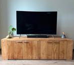 Teak TV meubel 170 x 60 x 50 zgan, Ophalen, 150 tot 200 cm, Teakhout, Zo goed als nieuw