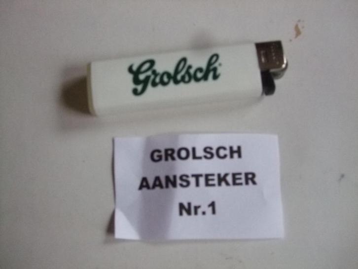 Grolsch aansteker (nr.1), Verzamelen, Biermerken, Nieuw, Overige typen, Grolsch, Ophalen of Verzenden
