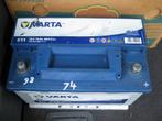 Varta accu 12V, 74Ah, even gebruikt, Auto-onderdelen, Accu's en Toebehoren, Ophalen, Gebruikt