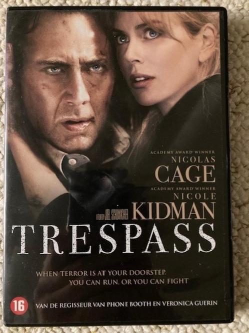 DVD ‘Trespass’ met o.a. Nicole Kidman, Cd's en Dvd's, Dvd's | Thrillers en Misdaad, Gebruikt, Actiethriller, Vanaf 16 jaar, Ophalen of Verzenden