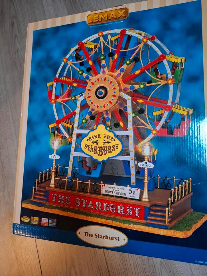 Lemax Reuzenrad - Starburst, Diversen, Kerst, Zo goed als nieuw, Ophalen