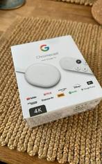 Google Chromecast 4K met google tv compleet in doos, Audio, Tv en Foto, Mediaspelers, Ophalen of Verzenden, Zo goed als nieuw