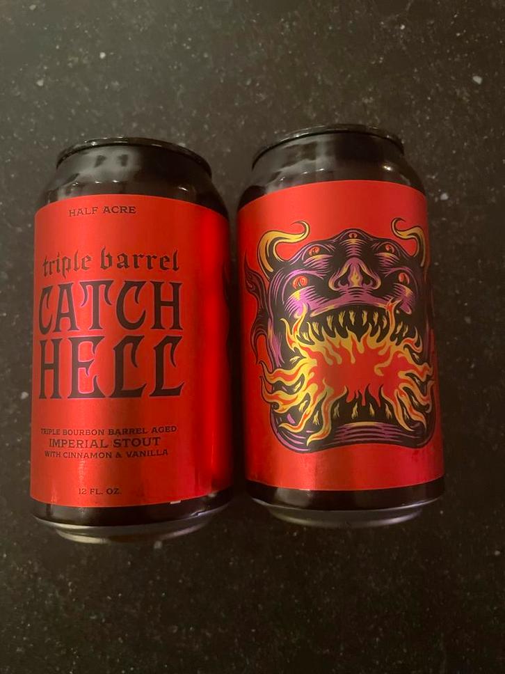 Triple barrel catch hell 2026 half acre, Verzamelen, Biermerken, Flesje(s), Overige merken, Ophalen of Verzenden