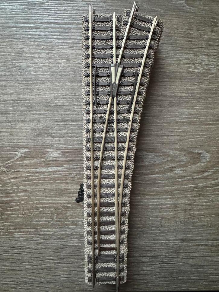 Fleischmann Profi rails, wissels 6140 rechts, Hobby en Vrije tijd, Modeltreinen | H0, Zo goed als nieuw, Rails, Gelijkstroom, Fleischmann