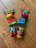 Playgro Sokjes en armbanden met rammelaar, Verzenden, Zo goed als nieuw, Rammelaar