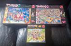 3x Wasgij puzzels, Ophalen of Verzenden, 500 t/m 1500 stukjes, Zo goed als nieuw, Legpuzzel