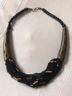 Handgemaakte kraal, in Kenia, 58 CM.Lang . Zwart -Bruin ., Sieraden, Tassen en Uiterlijk, Ophalen of Verzenden