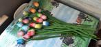 Houten tulpen met blad. PUUR HOLLANDS!, Ophalen of Verzenden, Zo goed als nieuw