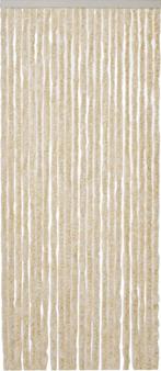 Vliegengordijn-kattenstaart- 90x220 cm beige/wit mix in doos, Nieuw, 215 cm of meer, Hordeur, 80 tot 100 cm