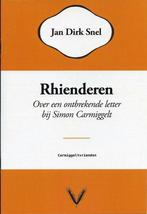 Jan Dirk Snel, Rhienderen - Simon Carmiggelt., Nieuw, Ophalen of Verzenden