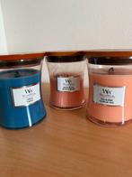 WoodWick geurkaarsen, Huis en Inrichting, Woonaccessoires | Kandelaars en Kaarsen, Ophalen of Verzenden, Gebruikt, Kaars