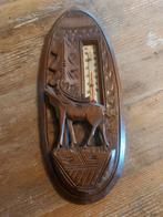 Zwarte woud Houten thermometer die werkt, Antiek en Kunst, Ophalen