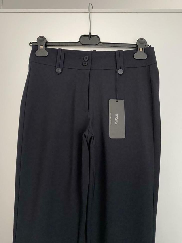 G132 Nieuw: Angels: maat. 36/38=S/M broek Dolly L30 d-blauw, Kleding | Dames, Broeken en Pantalons, Nieuw, Maat 36 (S), Blauw