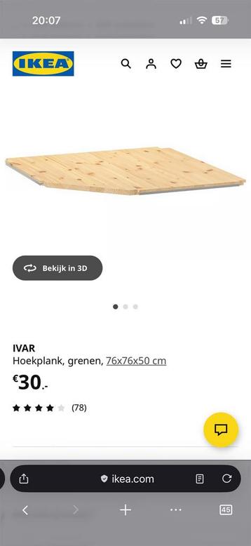 Ikea Ivar stelling kast - afbeelding 3