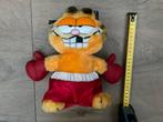 Nieuwe zgan vintage Garfield bokser knuffel 20/25 cm, Ophalen, Garfield, Nieuw, Beeldje of Figuurtje