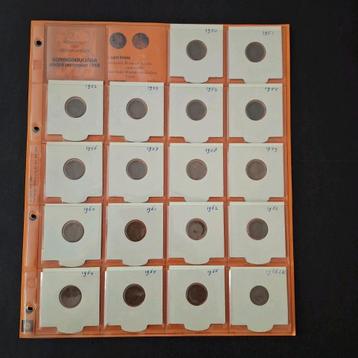 Complete jaargangen 1950 tot en met 1980, 1,5, 10 en 25 cent beschikbaar voor biedingen
