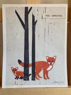 🦊 Illustratie met VOS van Anna See ‘poster’ uit flow, Ophalen of Verzenden, Zo goed als nieuw, Wanddecoratie