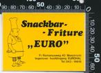 Sticker: Snackbar Friture Euro - Maastricht, Verzamelen, Stickers, Ophalen of Verzenden, Zo goed als nieuw, Bedrijf of Vereniging