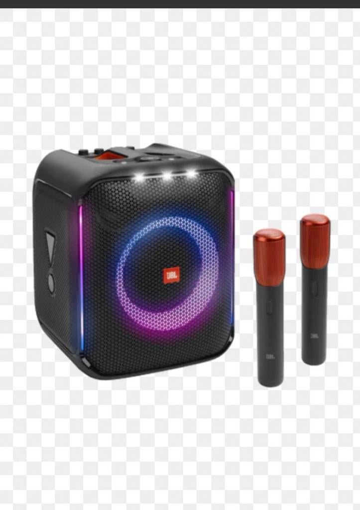 ZGAN JBL encore met 2 bijbehorende microfoons, Ophalen of Verzenden, Zo goed als nieuw, Complete set