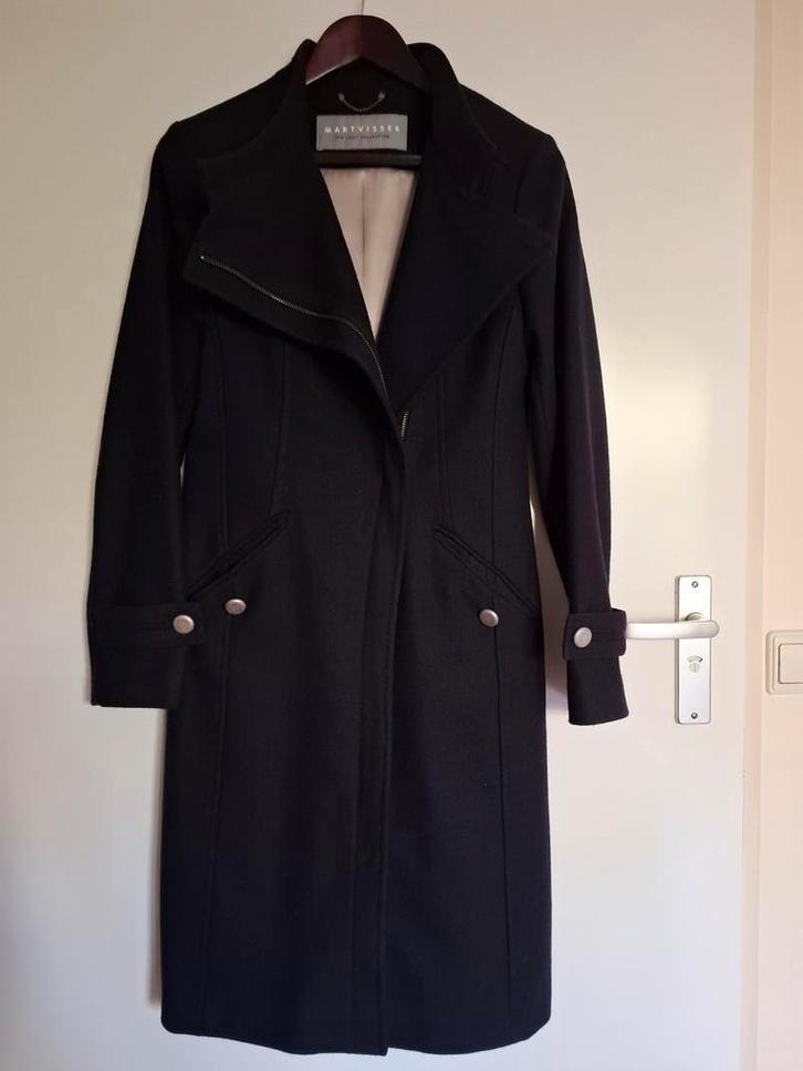Damesjas van Mart Visser, donkerblauw, maat 38., Kleding | Dames, Jassen | Winter, Zo goed als nieuw, Ophalen of Verzenden