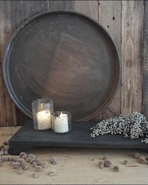 12323 BT Bajot tafeltje burned L, Antiek en Kunst, Antiek | Woonaccessoires, Verzenden