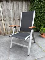 Te koop: 4 tuinstoelen, Tuin en Terras, Tuinstoelen, Ophalen, Gebruikt, Aluminium, Verstelbaar