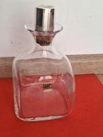 Royal Leerdam karaf verzilverde stop, Antiek en Kunst, Antiek | Glas en Kristal, Ophalen