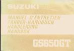 Suzuki GS650 GT handleiding instructieboek (4002z), Ophalen of Verzenden, Suzuki