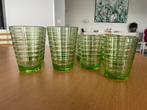 Iittala Aino Aalto glazen groen, 9x, Ophalen of Verzenden, Zo goed als nieuw, Overige typen