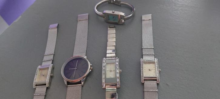 Diverse horloges, € 1,50 p/st, sierraad, Sieraden, Tassen en Uiterlijk, Horloges | Dames, Zo goed als nieuw, Polshorloge, Overige merken