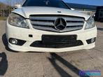MERCEDES C W204 WIT C650 Voorbumper 2008-2011, Gebruikt, Voor, Mercedes-Benz, Ophalen of Verzenden