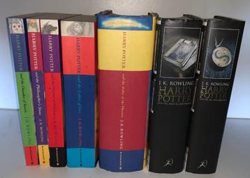 Harry potter 7 delig izgst engelse uitgaven deel 5 t/m 7 HC beschikbaar voor biedingen