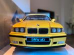 1:18 BMW (E36) M3 Coupe Dakar geel 1994 Solido / JJTOP, Hobby en Vrije tijd, Modelauto's | 1:18, Nieuw, Solido, Ophalen of Verzenden