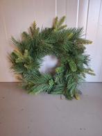 Kerst kunstkrans met dennengroen – Ø 25 cm, Ophalen of Verzenden, Zo goed als nieuw