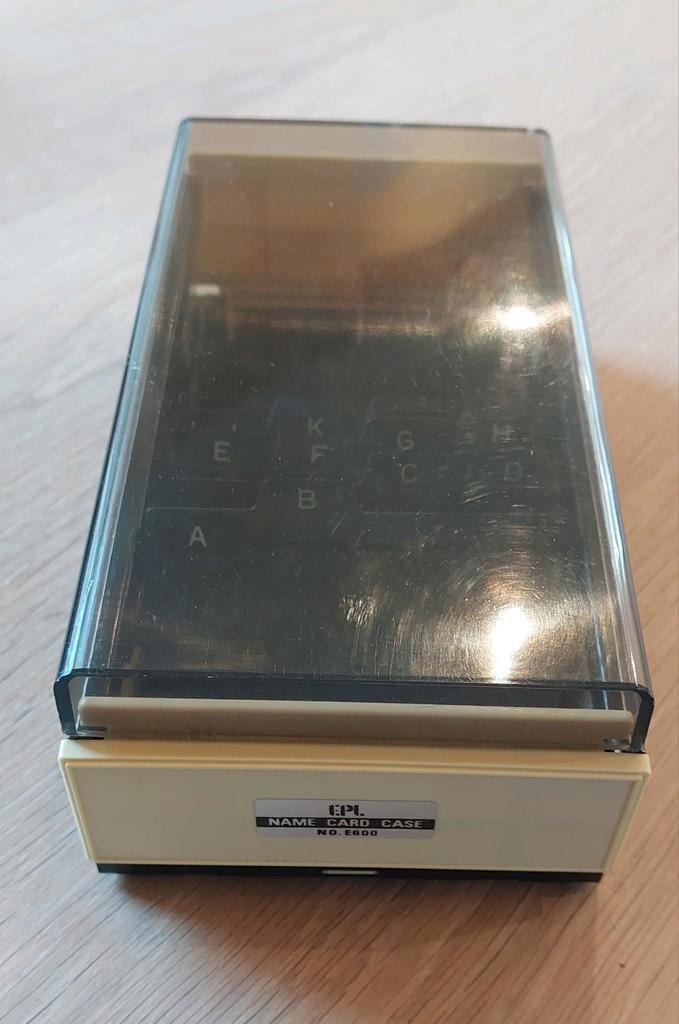 Vintage visitekaartjes houder, Diversen, Bureau-accessoires, Gebruikt, Ophalen of Verzenden