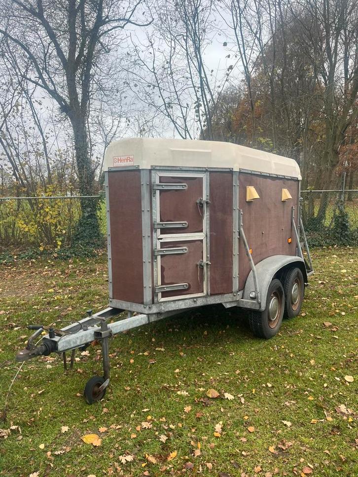 Kleinvee trailer pony trailer, Dieren en Toebehoren, Paarden en Pony's | Overige Paardenspullen, Zo goed als nieuw, Overige soorten