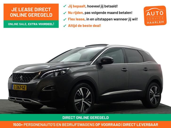 Peugeot 3008 1.2 PureTech Crossway GT Line Aut- Panoramadak,, Auto's, Peugeot, Bedrijf, Te koop, 360° camera, ABS, Achteruitrijcamera