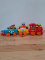 Fisher Price trein met bagagewagen met circusfiguren, Ophalen, Zo goed als nieuw