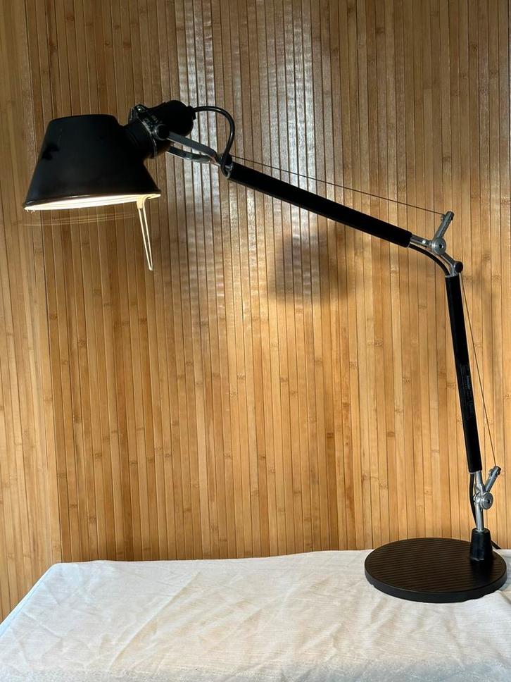 Vintage Artemide Tolomeo Tafellamp, Huis en Inrichting, Lampen | Tafellampen, Gebruikt, Minder dan 50 cm, Ophalen
