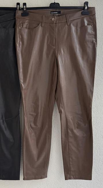 Bruine “Vegan” leren broek van Cambio m 44 NIEUW beschikbaar voor biedingen