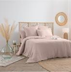 100% linnen dekbedovertrek 240x220 met slopen Soft Roze, Dekbedovertrek, Ophalen of Verzenden, Roze, Nieuw