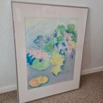 Schilderij pastel krijt in aluminium lijst, Ophalen