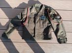 Us ww2 101 AIRBORNE IKE JACKET MET NAAM, Verzamelen, Militaria | Tweede Wereldoorlog, Amerika, Ophalen of Verzenden, Landmacht