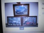 4 st. klassiek lijst / foto's oldtimer Mercedes ., Verzamelen, Ophalen of Verzenden, Zo goed als nieuw