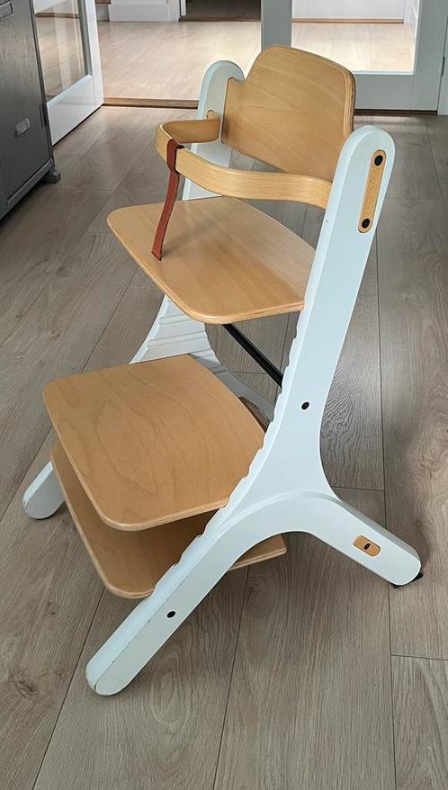 Ik ben Dapper meegroeistoel wit/blank (lijkt op Triptrap), Kinderen en Baby's, Kinderstoelen, Gebruikt, Meegroeistoel, Aanschuifbaar