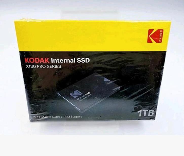 Kodak harde schijf harddisk 1TB SSD + externe case USB Nieuw, Computers en Software, Harde schijven, Nieuw, Laptop, Intern, SSD