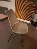 6 grijze eettafelstoelen, Huis en Inrichting, Stoelen, Ophalen of Verzenden, Gebruikt, Grijs